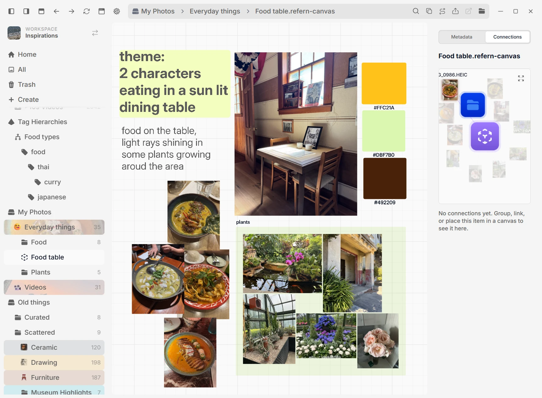 Build a moodboard for your next idea.